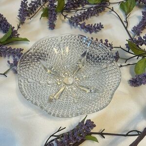 Vintage glass candy dish